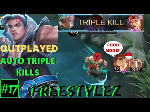 |AUTOTRIPLEKILLS!!😈😈|FREESTYLEZ‼💪💪| -  Chou Montage #17