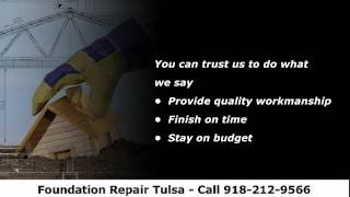 preview picture of video 'Tulsa Foundation Repair - 918-212-9566'