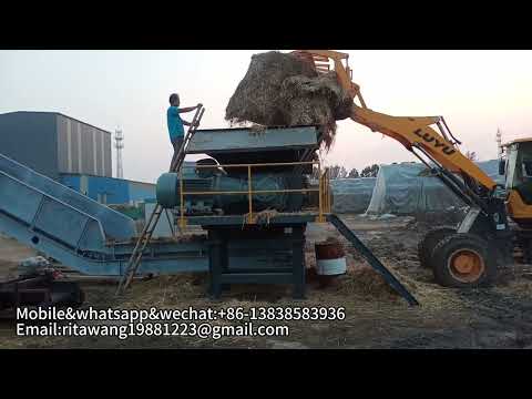 Straw Bales Shredder:biomass straw shredding and baling
