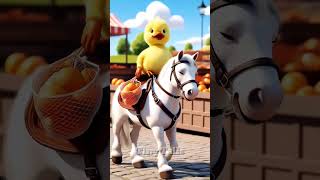 Download lagu Bebek 🦆 dan Kuda 🐎 Orange: Perjalanan dari Pasar ke Rumah Dokter! #HappyDuck #Animals #viralvideo mp3