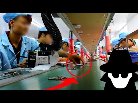 HIDDEN Camera in CHINA Smartphone Factory