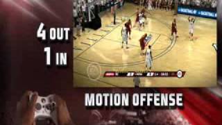 NCAA Basketball 10 - Motion Offense Tutorial