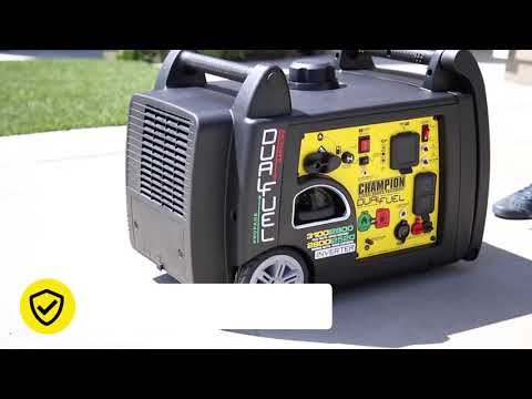 Champion Power Equipment 3500 Watt tragbarer LPG-Dual-Fuel-Inverter-Generator 