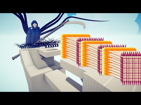 REAPER ARMY vs 3x EVERY GOD - Totally Accurate Battle Simulator TABS