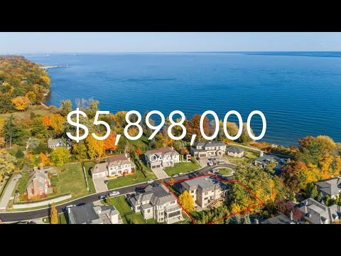 Inside This $SIX MILLION DOLLAR Custom Lakeside Residence  | LUXURY HOME TOUR