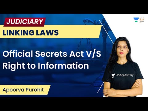 Official Secrets Act V/S Right to Information | Apoorva Purohit | Linking Laws