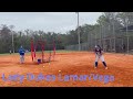 Nadia Chernich (2024 Catcher) Front Toss- Practice, Orlando FL - Lady Dukes Lamar/Vega