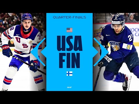 Highlights: Quarter-finals USA vs Finland | 2026 #WorldJuniors