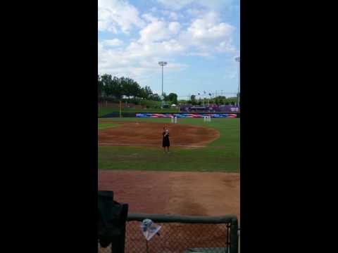 Betty Tilley WS Dash National Anthem