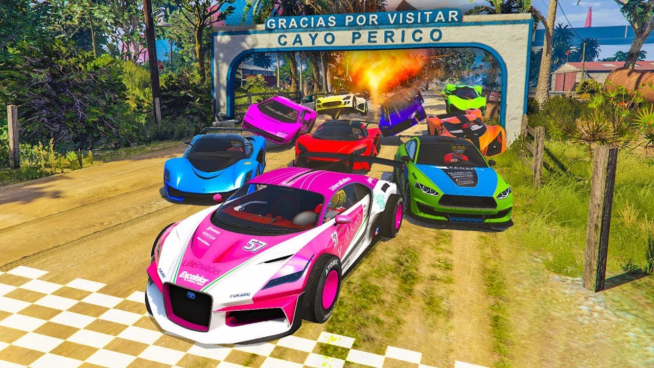 EL ÚLTIMO EXPLOTA EN CAYO PERICO!! PARECE OTRO VIDEOJUEGO! - GTA 5 ONLINE