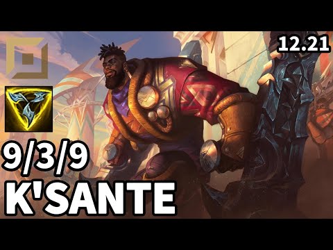 K'Sante Top vs Olaf - KR Master | Patch 12.21