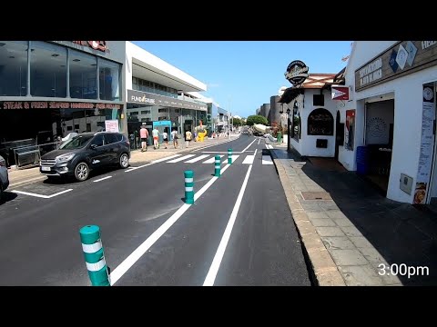 it's  " BETTER" to be blue awesome day here PUERTO DEL CARMEN LANZAROTE SPAIN