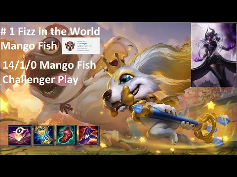 Mango Fish Fizz Mid vs Syndra - KR Challenger Patch 11.5 [English Subtitles]