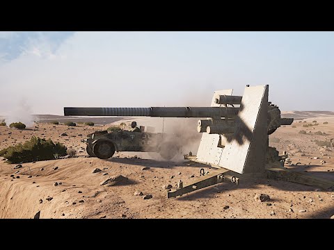 Post Scriptum Shifting Sands - Afrikakorps 88 mm FlaK 36 [GER Comms/ENG Subs]