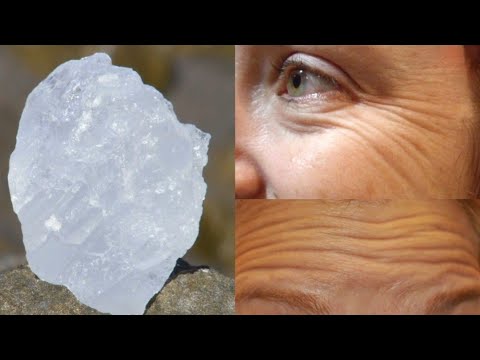 How to prepare anti-aging alum cream. Natural remedy.