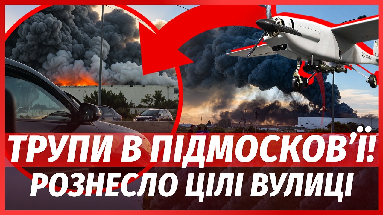 ⚡️ЕКСТРЕНО! ПІДІРВАЛИ ПРОМЗОНУ ПІД МОСКВОЮ! Стовп диму НАД ПІТЕРОМ. Стерли ?