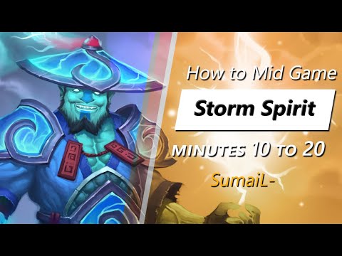 SumaiL- mid game Storm Spirit | Minute 10 to 20