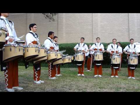 Texas Drums: University of Texas Drumline: Cadence Run 2012