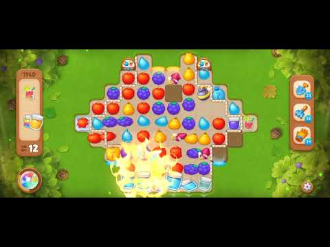 Gardenscapes Level 1960 [No booster] #androidgameplay #gardenscapesgame #powerseekers #tranding