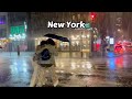 Walking In The Rain At Night Umbrella And City Sounds For Sleep Relaxation