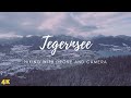 Hiking in Tegernsee in winter. Walking in Bavarian Alps with drone and camera - Travel Cubed 4K