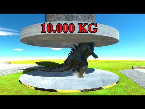 Who Can Pass The Hydraulic Press - Animal Revolt Battle Simulator