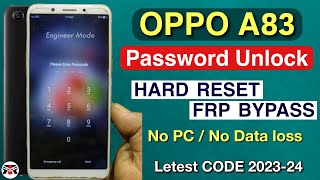 OPPO A83 Hard Reset || Oppo A83 Forgot Password || Without Pc 2023 || Oppo A83 Ka Lock Kaise Tode
