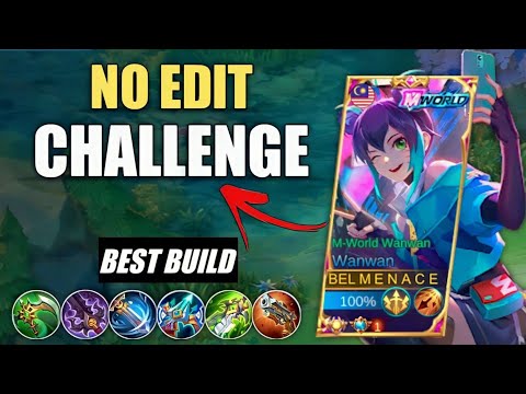HOW TO PLAY WANWAN IN RANKED GAME!? | NO EDIT CHALLENGE GAMEPLAY 🔥 | MLBB