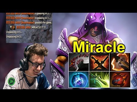 MIRACLE lost 2 items still got 1200 GPM — BEST Anti-Mage
