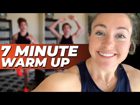 7 Minute Indoor Running Warm Up with Coach Holly