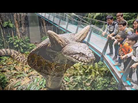 Humans Trapped Inside a Giant Snake Zoo 🐍 (Megalophobia Warning)