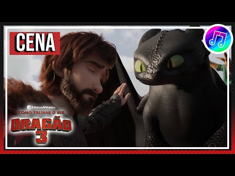 Como Treinar o Seu Dragão 3 - "Reencontro de Soluço com Banguela" | Cena Dublada