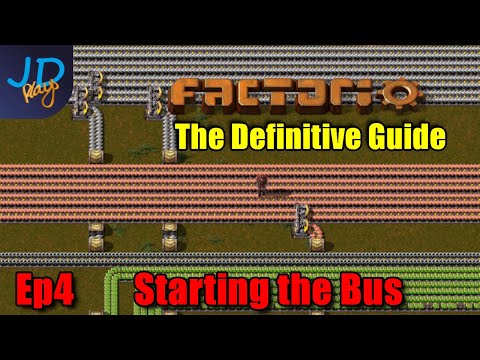 Ep4 Factorio 1.0 ⚙️ The Definitive Guide - Making a Bus ⚙️ Guide For New Players Walkthrough