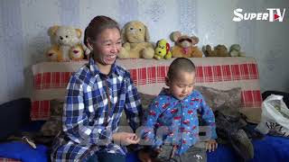 Эки буту баспаган майып эне: