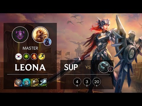 Leona Support vs Senna - KR Master Patch 10.12