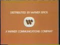 REUPLOAD Warner Bros Pictures Logo 1973 Distributed By Opening