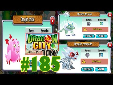 Dragon City "Capítulo 185 - El Dragón Chicle, el Dragón Diente de león y el Dragón Cromado" por Tony