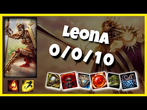 KOREAN Challenger Leona SUPPORT (0/0/10) vs NAUTILUS Gameplay Replay - Patch 10.19