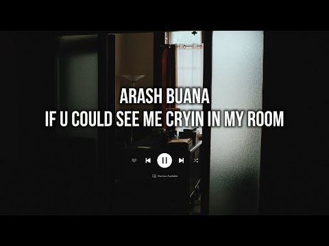 If u Could See Me Cryin' in My Room Arash Buana & Raissa Anggiani ( Lyric Video )