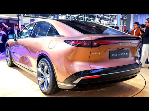 New 2025 Mazda 6 EV revealed as Mazda EZ-6 // Luxurious Electric Sedan (Exterior, Interior, Specs)