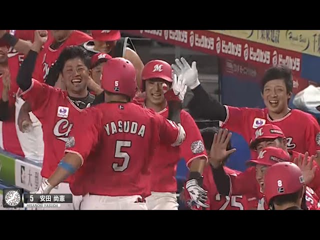 マリーンズ・安田『今季1号 初ZOZOマリン弾』でベンチ歓喜!!