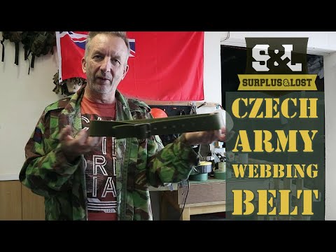Czech Army Surplus Webbing Belts