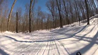 preview picture of video 'Snowmobiling Northern Wisconsin | Clam Lake, Wisconsin Snowmobile Trails & Rides'