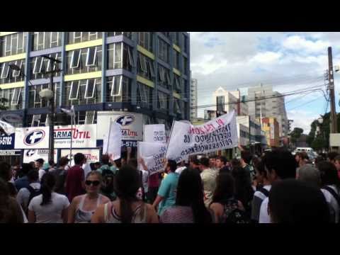 Protesto contra o fim do meio passe em Pato Branco 01