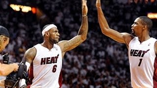 LeBron James - Chris Bosh - Miami Heat - Indiana Pacers