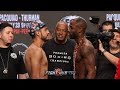 YORDENIS UGAS AND OMAR FIGUEROA FULL WEIGH IN AND FACE OFF