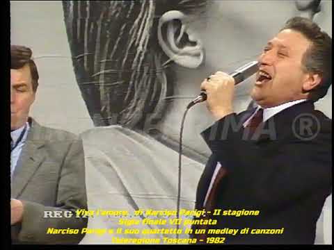 Viva l'amore.  Narciso Parigi e i Sing Sing Sing in un medley di successi - Teleregione - 1982