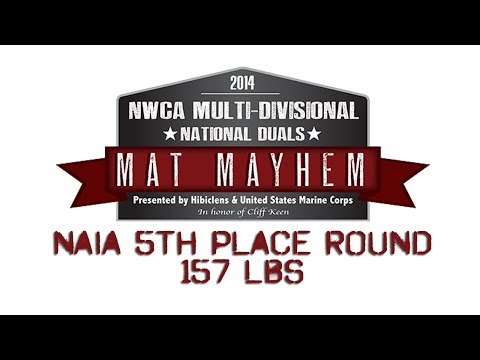 157 Shawn McGhee v Jared Sterling - 2014 NWCA Multi-Divisional Duals - NAIA