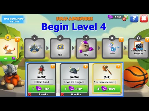 Begin Level 4 Cat Eel Solo Event-Dragon Mania Legends | jellyfish Dungeon week | DML