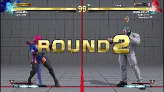 強くなりてぇSFVAES4実況　ユリアンランクマLP24500ぐらい～　集中のあまりあんまり話してない(*_*)